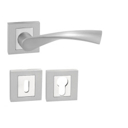 Klika KLASA-HR-C - Chrom lesklý / Nikl broušený Klika KLASA-HR-C - Chrom lesklý / Nikl broušený