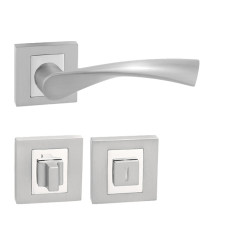 Klika KLASA-HR-C - Chrom lesklý / Nikl broušený Klika KLASA-HR-C - Chrom lesklý / Nikl broušený