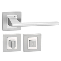 Klika NEO-HR - Chrom lesklý / Nikl broušený - BB, PZ Klika NEO-HR - Chrom lesklý / Nikl broušený - BB, PZ