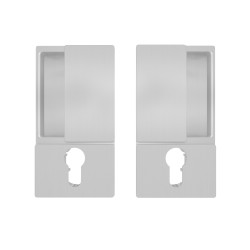 AGB - MUŠLE WAVE na otočné dveře PZ | STM - Stříbrná matná AGB - MUŠLE WAVE na otočné dveře PZ | STM - Stříbrná matná