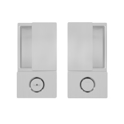 AGB - MUŠLE WAVE na otočné dveře WC | STM - Stříbrná matná AGB - MUŠLE WAVE na otočné dveře WC | STM - Stříbrná matná