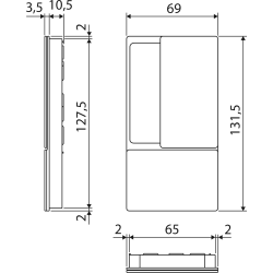 AGB - MUŠLE WAVE na otočné dveře bez otvoru | STM - Stříbrná matná AGB - MUŠLE WAVE na otočné dveře bez otvoru | STM - Stříbrná matná