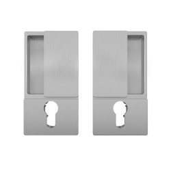 AGB - MUŠLE WAVE na posuvné dveře PZ | OCS - Chrom broušený AGB - MUŠLE WAVE na posuvné dveře PZ | OCS - Chrom broušený