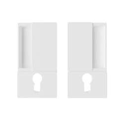 AGB - MUŠLE WAVE na posuvné dveře PZ | WS - Bílá matná AGB - MUŠLE WAVE na posuvné dveře PZ | WS - Bílá matná