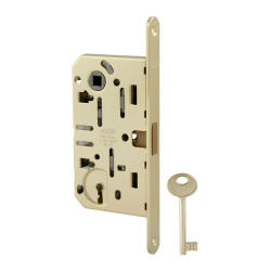 AGB - Magnetický zámek MEDIANA POLARIS - BB | OLV - Mosaz leštěná lakovaná