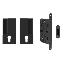 AGB - Set na otočné dveře WAVE - HR PZ | BS - Černá matná AGB - Set na otočné dveře WAVE - HR PZ | BS - Černá matná