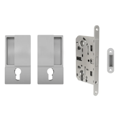 AGB - Set na otočné dveře WAVE - HR PZ | OCS - Chrom broušený AGB - Set na otočné dveře WAVE - HR PZ | OCS - Chrom broušený