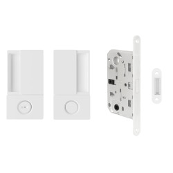 AGB - Set na otočné dveře WAVE - HR WC | WS - Bílá matná AGB - Set na otočné dveře WAVE - HR WC | WS - Bílá matná