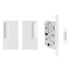 AGB - Set na otočné dveře WAVE - HR bez otvoru | WS - Bílá matná AGB - Set na otočné dveře WAVE - HR bez otvoru | WS - Bílá matná