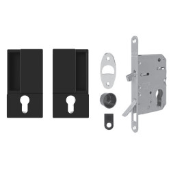 AGB - Set na posuvné dveře WAVE - HR PZ | BS - Černá matná AGB - Set na posuvné dveře WAVE - HR PZ | BS - Černá matná