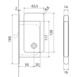 AGB - Set na posuvné dveře WAVE - HR PZ | OCS - Chrom broušený AGB - Set na posuvné dveře WAVE - HR PZ | OCS - Chrom broušený