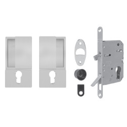 AGB - Set na posuvné dveře WAVE - HR PZ | STM - Stříbrná matná AGB - Set na posuvné dveře WAVE - HR PZ | STM - Stříbrná matná