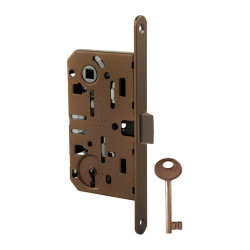 AGB - Zámek na dveře MEDIANA EVOLUTION - BB | OGS - Bronz česaný matný AGB - Zámek na dveře MEDIANA EVOLUTION - BB | OGS - Bronz česaný matný