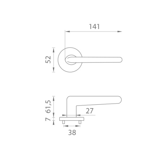 AS - AZALIA - R 7S | CUM PVD - Měď matná PVD AS - AZALIA - R 7S | CUM PVD - Měď matná PVD
