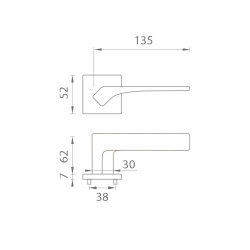 AS - BERGENIA - HR 7S | OLV PVD - Mosaz leštěná lakovaná PVD AS - BERGENIA - HR 7S | OLV PVD - Mosaz leštěná lakovaná PVD