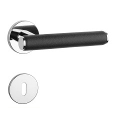 AS - EGERIA - R 7S | OC - Chrom lesklý / černá kůže AS - EGERIA - R 7S | OC - Chrom lesklý / černá kůže