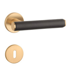 AS - EGERIA - R 7S | OLS - Mosaz broušená / hnědá kůže AS - EGERIA - R 7S | OLS - Mosaz broušená / hnědá kůže