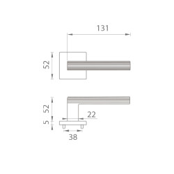 AS - LARICE - HR 5S | OC - Chrom lesklý AS - LARICE - HR 5S | OC - Chrom lesklý