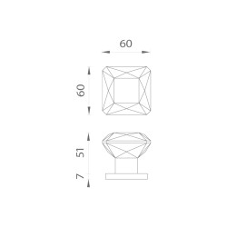 AS - MADLO QUINCE - HR 7S | OC/černý křišťál - Chrom lesklý / černý křišťál AS - MADLO QUINCE - HR 7S | OC/černý křišťál - Chrom lesklý / černý křišťál
