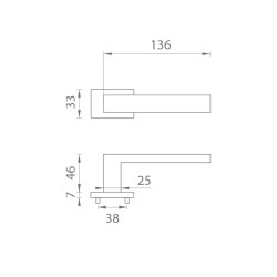 AS - PINA - RT 7S | OLS - Mosaz broušená AS - PINA - RT 7S | OLS - Mosaz broušená