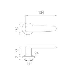 AS - ROSA - R 7S | BS - Černá matná AS - ROSA - R 7S | BS - Černá matná
