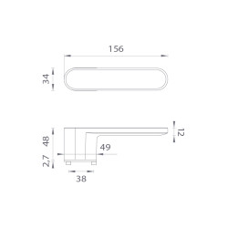 ASG - GUAVA - RT | T/OLS -Titan / mosaz broušená