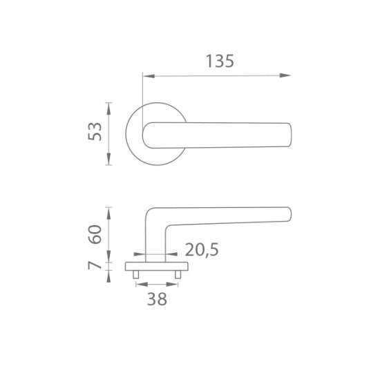 AT - INULA - R 7S | OLV PVD - Mosaz leštěná lakovaná