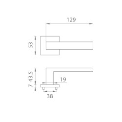 AT - SULLA - HR 7S | WS - Bílá matná AT - SULLA - HR 7S | WS - Bílá matná