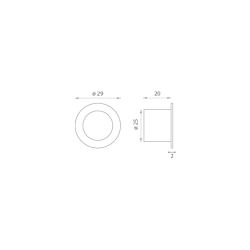 ATZ - Madélko do čela posuvných dveří 3918 - kulaté | BS - Černá matná