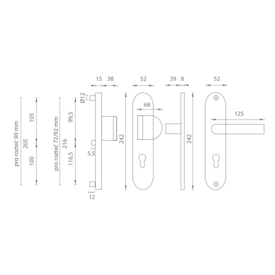 AXA - BETA2 F6 - Inox elox