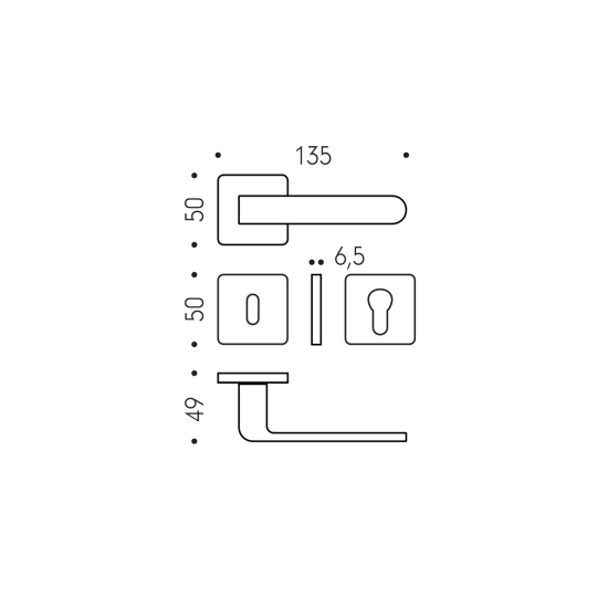 CB - FEDRA AC11 - HR | Chrom lesklý (CR)