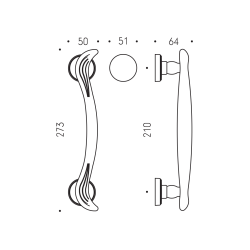 CB - MADLO PIUMA - 273/210 | Bronz antik (BR)