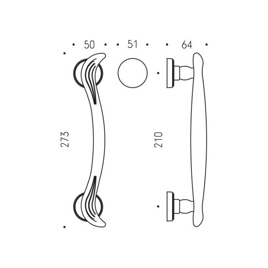 CB - MADLO PIUMA - 273/210 | Bronz antik (BR)