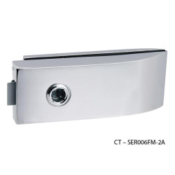 CT - 11000 Kování na skleněné dveře | OC - Chrom lesklý