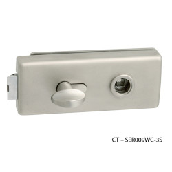 CT - 18000 Kování na skleněné dveře | NP - Nikl perla