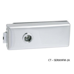 CT - 18000 Kování na skleněné dveře | OC - Chrom lesklý