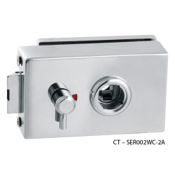 CT - 7000 Kování na skleněné dveře | OC - Chrom lesklý