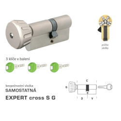 DK - EXPERT cross S G - s knoflíkem | NP - Nikl perla DK - EXPERT cross S G - s knoflíkem | NP - Nikl perla