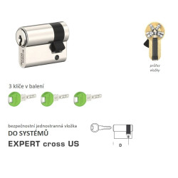 DK - EXPERT cross US jednostranná | NP - Nikl perla DK - EXPERT cross US jednostranná | NP - Nikl perla