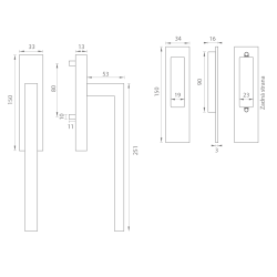FO - ASTI HS PORTAL klika / mušle | ANT - Antracit