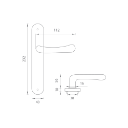 FO - DEA | OLV - Mosaz leštěná lakovaná FO - DEA | OLV - Mosaz leštěná lakovaná