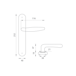 FO - ELEMENT | OCS - Chrom broušený FO - ELEMENT | OCS - Chrom broušený