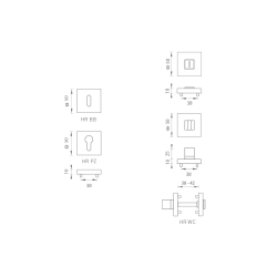 FO - ROZETA - HR | OC - Chrom lesklý FO - ROZETA - HR | OC - Chrom lesklý