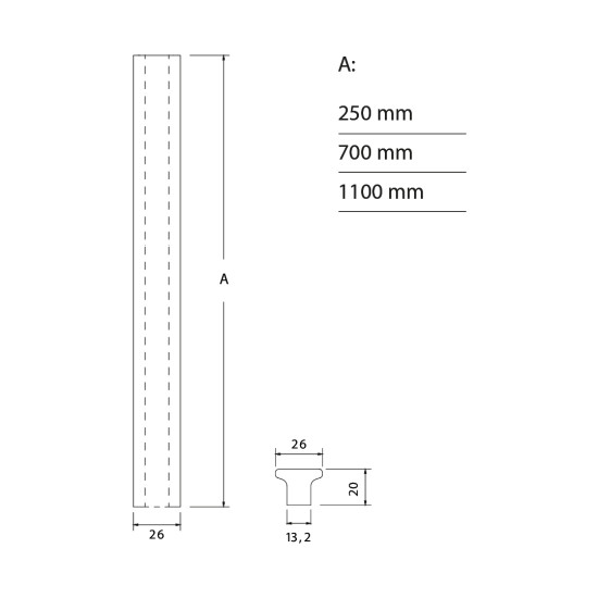 FT - MADLO SECRET s uzamykáním | CUM - Měď matná FT - MADLO SECRET s uzamykáním | CUM - Měď matná