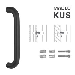 FT - MADLO kód K01 Ø 32 mm SP ks | BS - Černá matná
