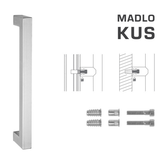 FT - MADLO kód K02K 25x25 mm SP ks | BN - Broušená nerez