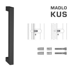 FT - MADLO kód K02K 25x25 mm SP ks | BS - Černá matná FT - MADLO kód K02K 25x25 mm SP ks | BS - Černá matná