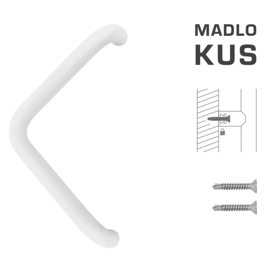 FT - MADLO kód K14T Ø 32 mm ST ks | WS - Bílá matná