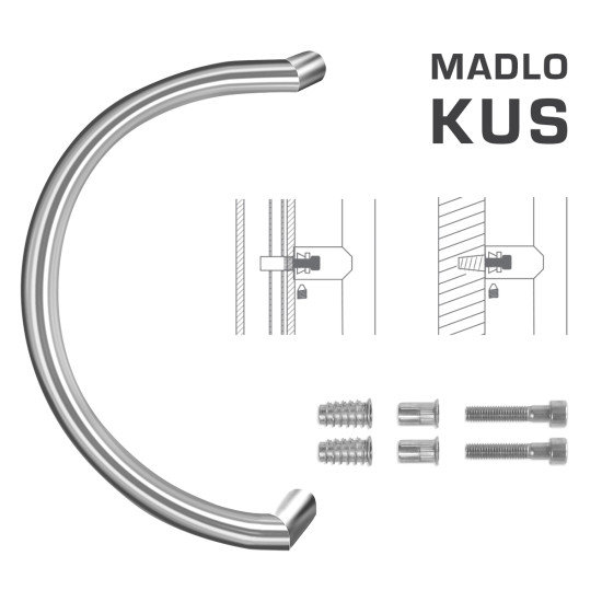 FT - MADLO kód K16 Ø 30 mm SP ks | BN - Broušená nerez