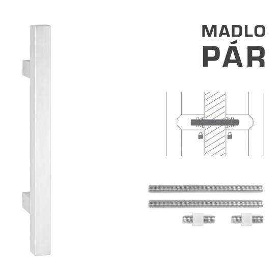 FT - MADLO kód K31 25x25 mm UN pár | WS - Bílá matná